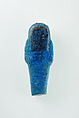 Worker Shabti of Nauny, Faience