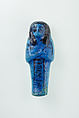 Worker Shabti of Nauny, Faience