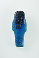 Worker Shabti of Nauny, Faience