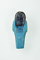 Worker Shabti of Nauny, Faience