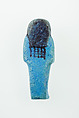 Worker Shabti of Nauny, Faience