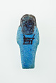 Worker Shabti of Nauny, Faience