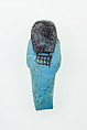 Worker Shabti of Nauny, Faience