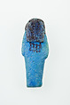 Worker Shabti of Nauny, Faience