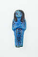 Worker Shabti of Nauny, Faience