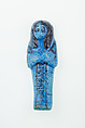 Worker Shabti of Nauny, Faience