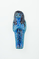 Worker Shabti of Nauny, Faience