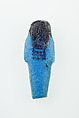 Worker Shabti of Nauny, Faience