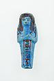 Worker Shabti of Nauny, Faience