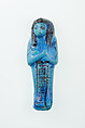 Worker Shabti of Nauny, Faience