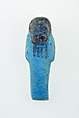 Worker Shabti of Nauny, Faience