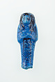 Worker Shabti of Nauny, Faience