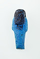 Worker Shabti of Nauny, Faience