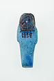 Worker Shabti of Nauny, Faience