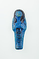 Worker Shabti of Nauny, Faience