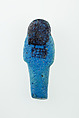 Worker Shabti of Nauny, Faience