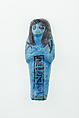 Worker Shabti of Nauny, Faience