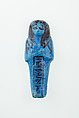 Worker Shabti of Nauny, Faience