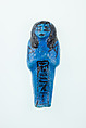 Worker Shabti of Nauny, Faience