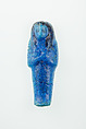 Worker Shabti of Nauny, Faience