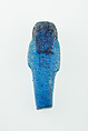 Worker Shabti of Nauny, Faience