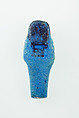 Worker Shabti of Nauny, Faience