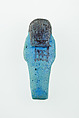 Worker Shabti of Nauny, Faience