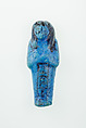 Worker Shabti of Nauny, Faience