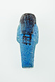 Worker Shabti of Nauny, Faience