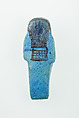 Worker Shabti of Nauny, Faience