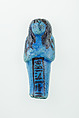 Worker Shabti of Nauny, Faience