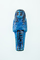 Worker Shabti of Nauny, Faience