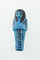Worker Shabti of Nauny, Faience