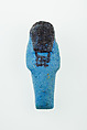 Worker Shabti of Nauny, Faience