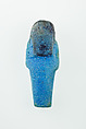 Worker Shabti of Nauny, Faience