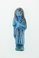 Overseer Shabti of Nauny, Faience