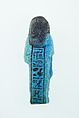 Overseer Shabti of Nauny, Faience