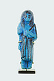 Overseer Shabti of Nauny, Faience