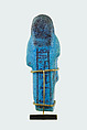 Overseer Shabti of Nauny, Faience