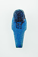Worker Shabti of Nauny, Faience