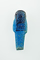Worker Shabti of Nauny, Faience