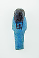 Worker Shabti of Nauny, Faience
