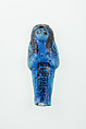 Worker Shabti of Nauny, Faience