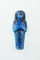 Worker Shabti of Nauny, Faience