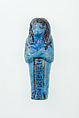 Worker Shabti of Nauny, Faience