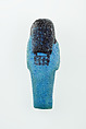 Worker Shabti of Nauny, Faience