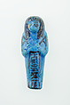 Worker Shabti of Nauny, Faience