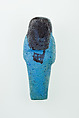 Worker Shabti of Nauny, Faience