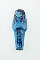 Worker Shabti of Nauny, Faience
