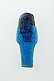 Worker Shabti of Nauny, Faience